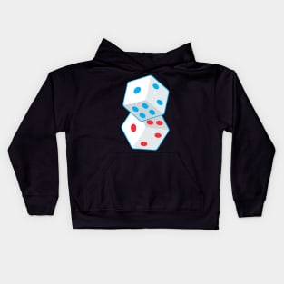 White dice Kids Hoodie